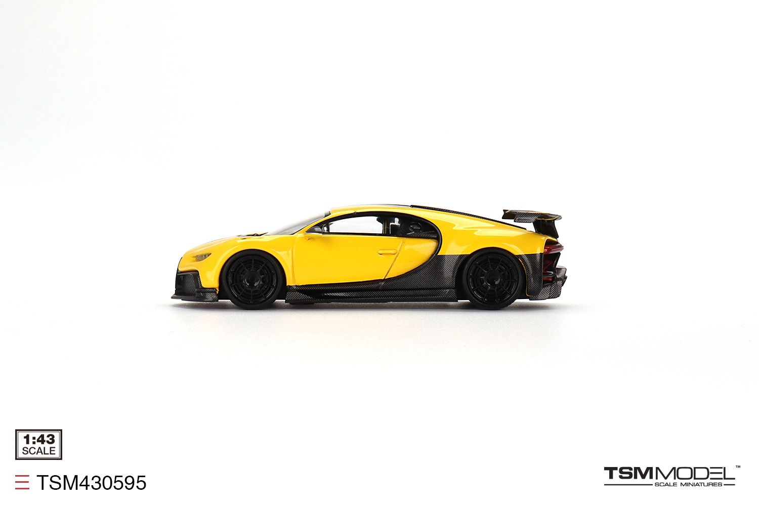 Bugatti Chiron Pur Sport yellow 1:43 TSM Model