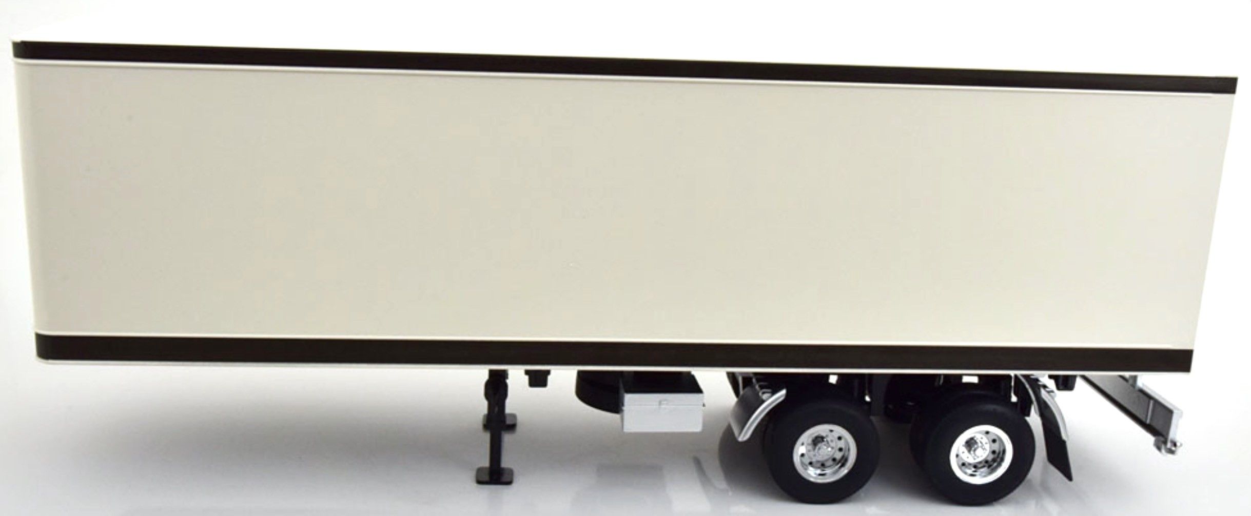 Trailer for Truck Rimorchio white/black 1:18 Road Kings