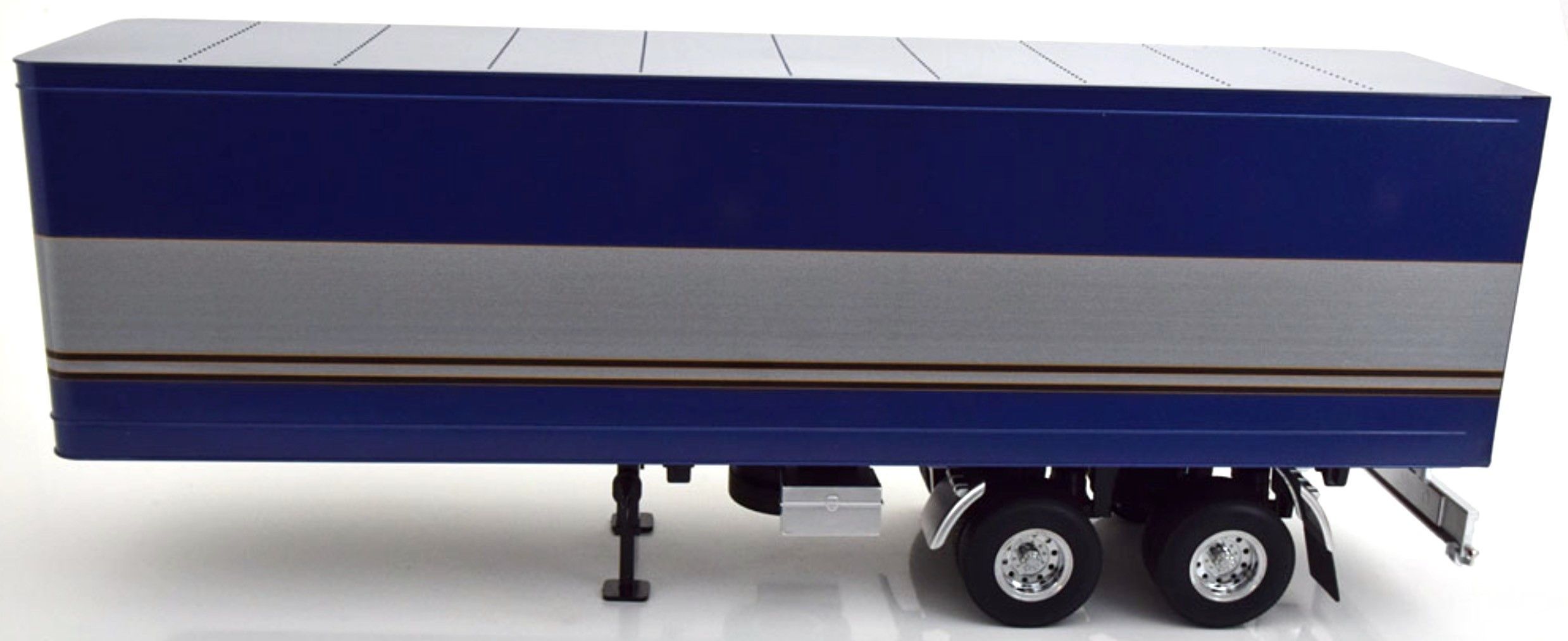 Trailer for Truck Rimorchio blue/silver 1:18 Road Kings