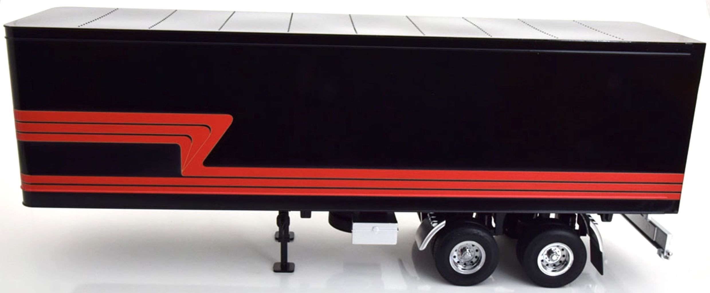 Trailer for Truck Rimorchio black/red 1:18 Road Kings