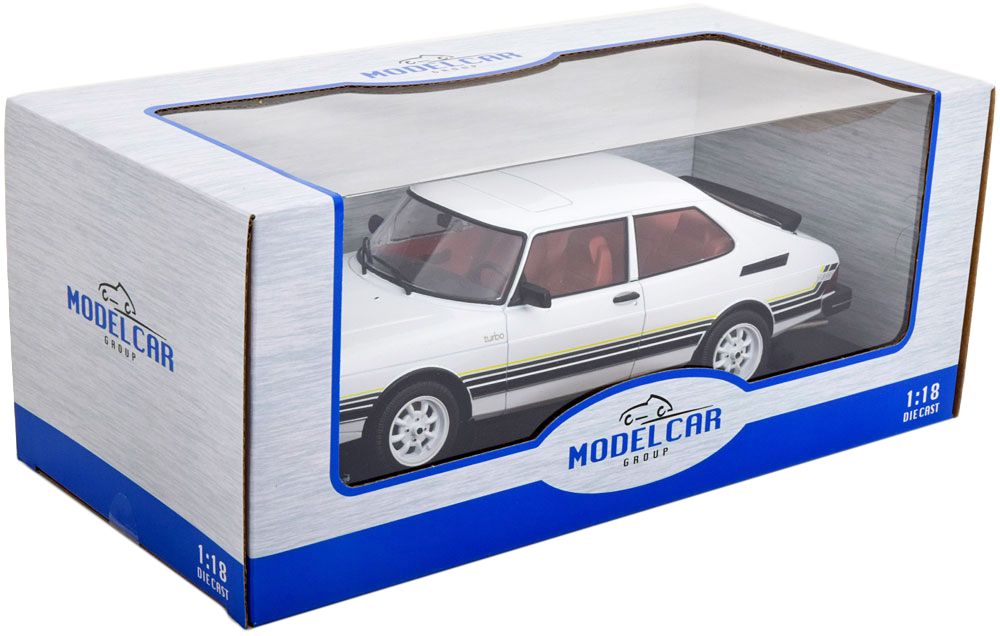 Saab 900 Turbo 1981 white/decor 1:18 MCG Modelcar Group