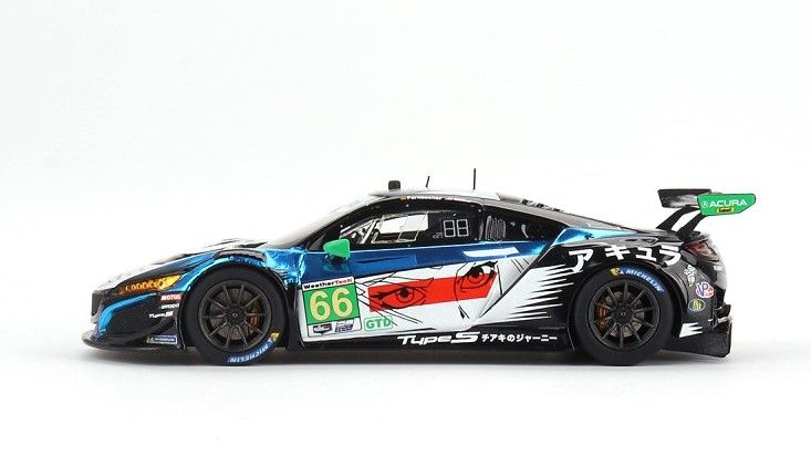 Acura NSX GT3 EVO22 #66 Miller/Farnbacher Gradient Racing IMSA Long Beach GP 2022 1:43 TSM Model