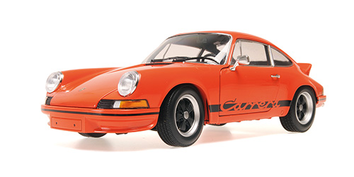 Porsche 911 Carrera RS 1972 orange/black decor 1:18 Minichamps 