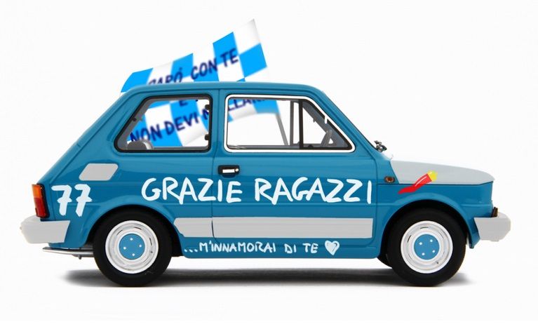 Fiat 126 *Forza Napoli III Scudetto 2022/23* 1976 1:18 Laudoracing Model