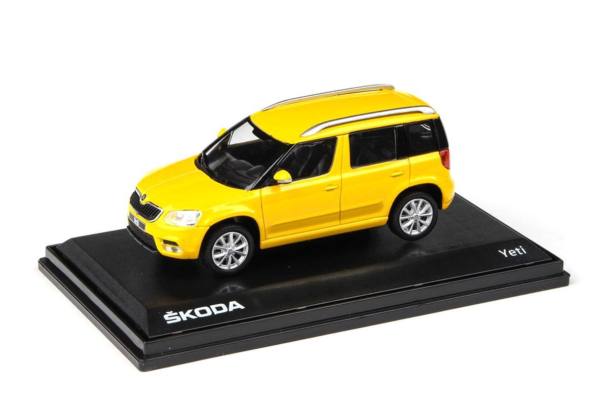Škoda Yeti FL 2013 žlutá Taxi 1:43 Abrex