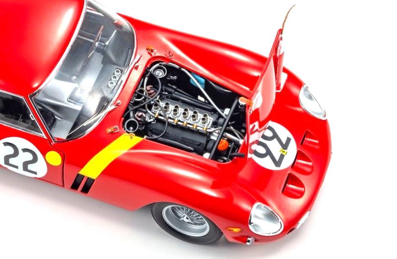 Ferrari 250 GTO 3.0L V12 Team Equipe Nationale Belge #22 Dernier/*Beurlys* Blaton 3rd 24H Le Mans 1962 1:18 Kyosho