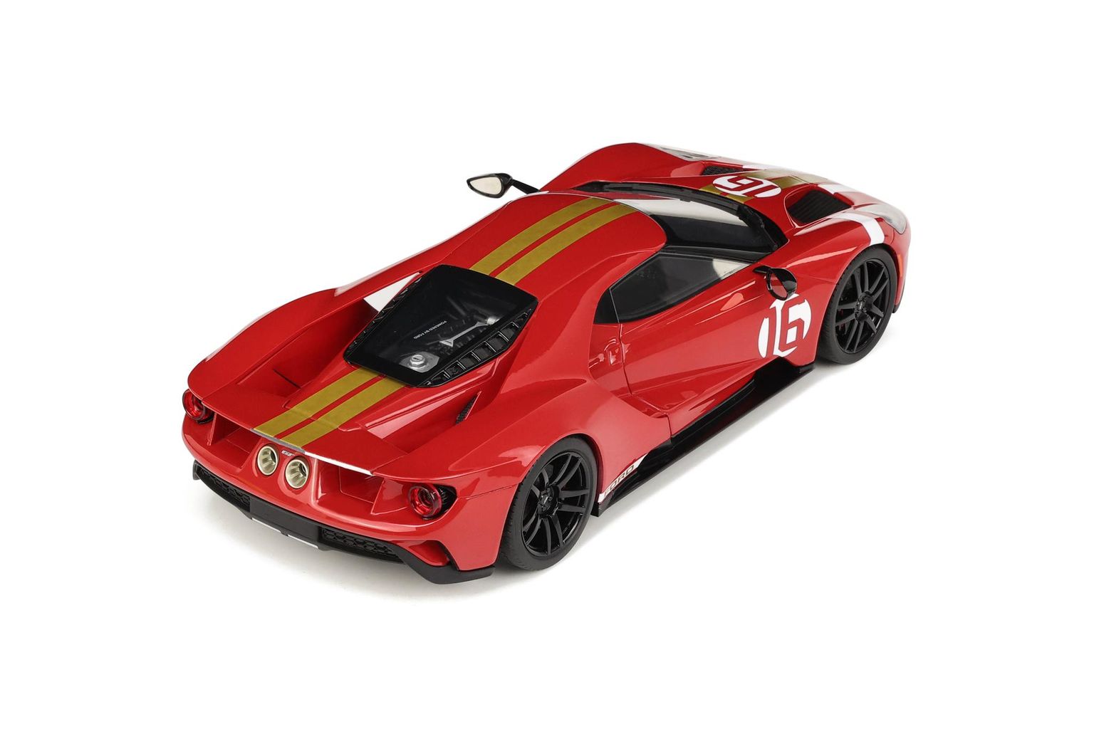 Ford GT Heritage Edition Alan Mann 2022 red 1:18 GT Spirit