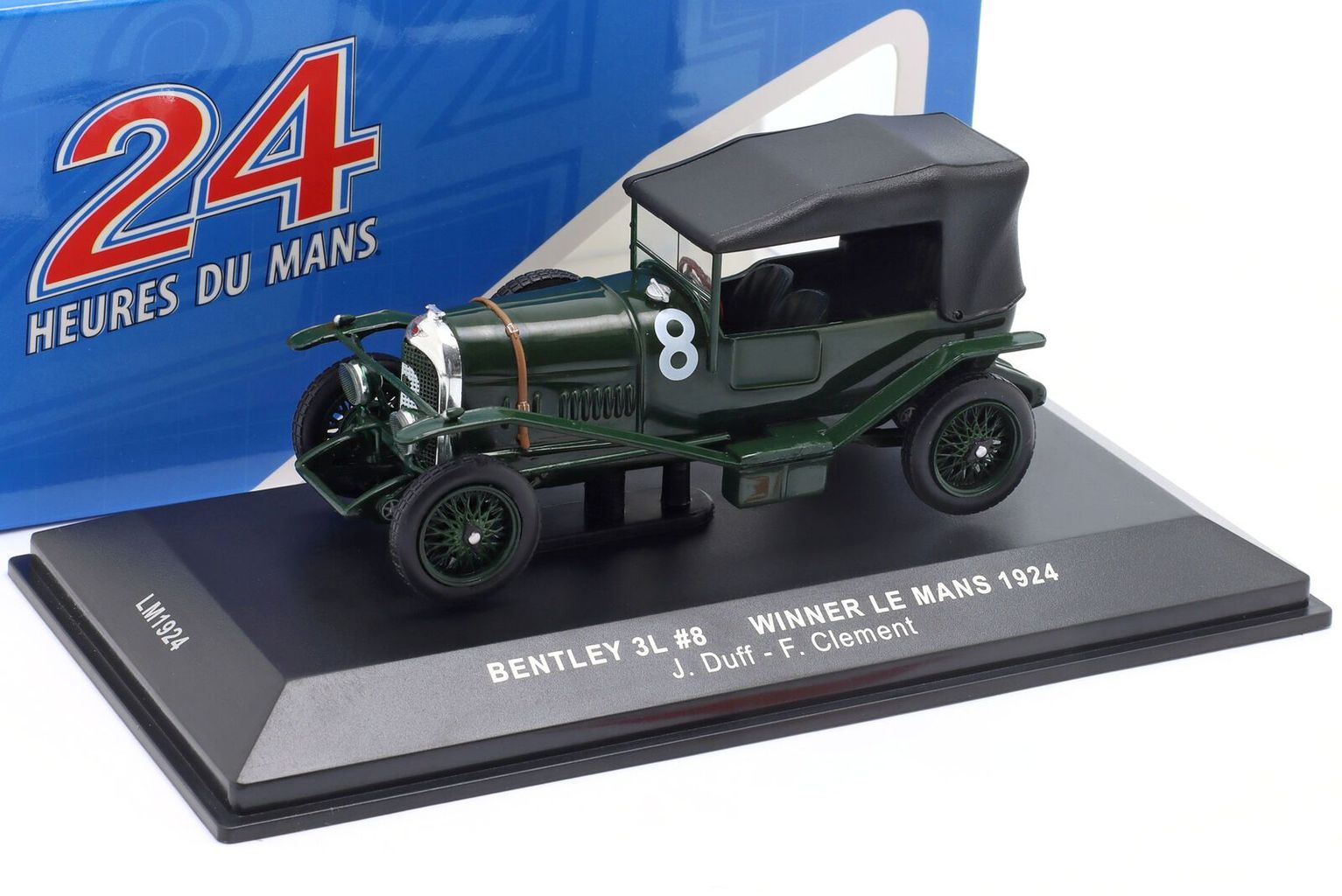 Bentley 3-Litre Team Bentley Motors Limited #8 Duff/Clement 24H Le Mans 1924 1:43 Ixo Models