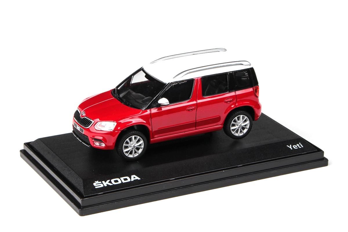 Škoda Yeti FL 2013 červená corrida 1:43 Abrex