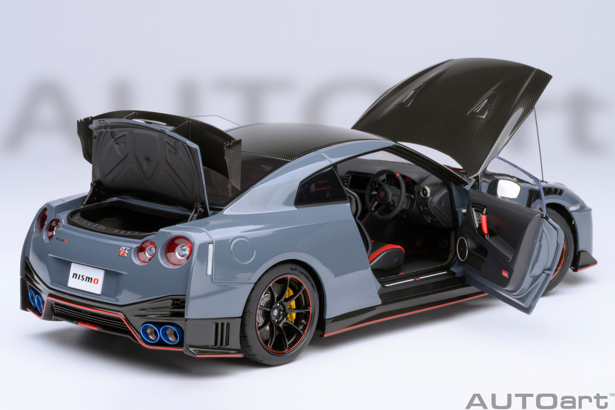 Nissan GT-R R35 Nismo Special Edition 2022 Nismo stealth grey 1:18 AUTOart