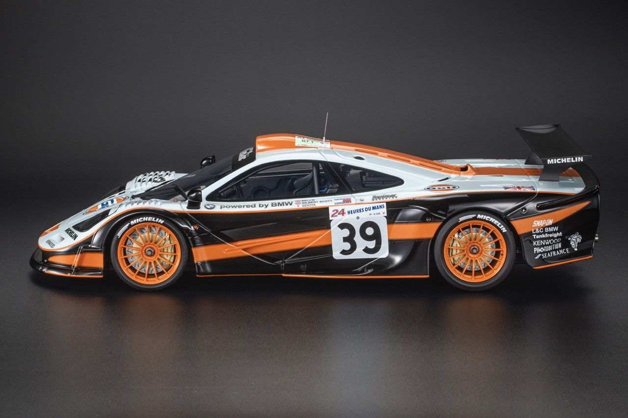 McLaren F1 GTR 6.0L V12 Team Gulf Davidoff GTC Racing #39 Bellm/Scott/Sekiya 24H Le Mans 1997 1:12 Top Marques Collectibles