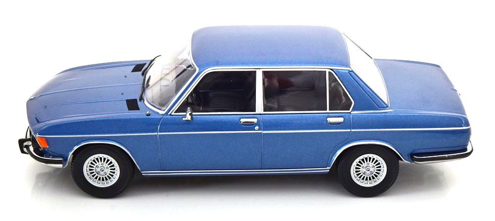 BMW 3.0S E3 MKII 1971 blue metallic 1:18 KK Scale