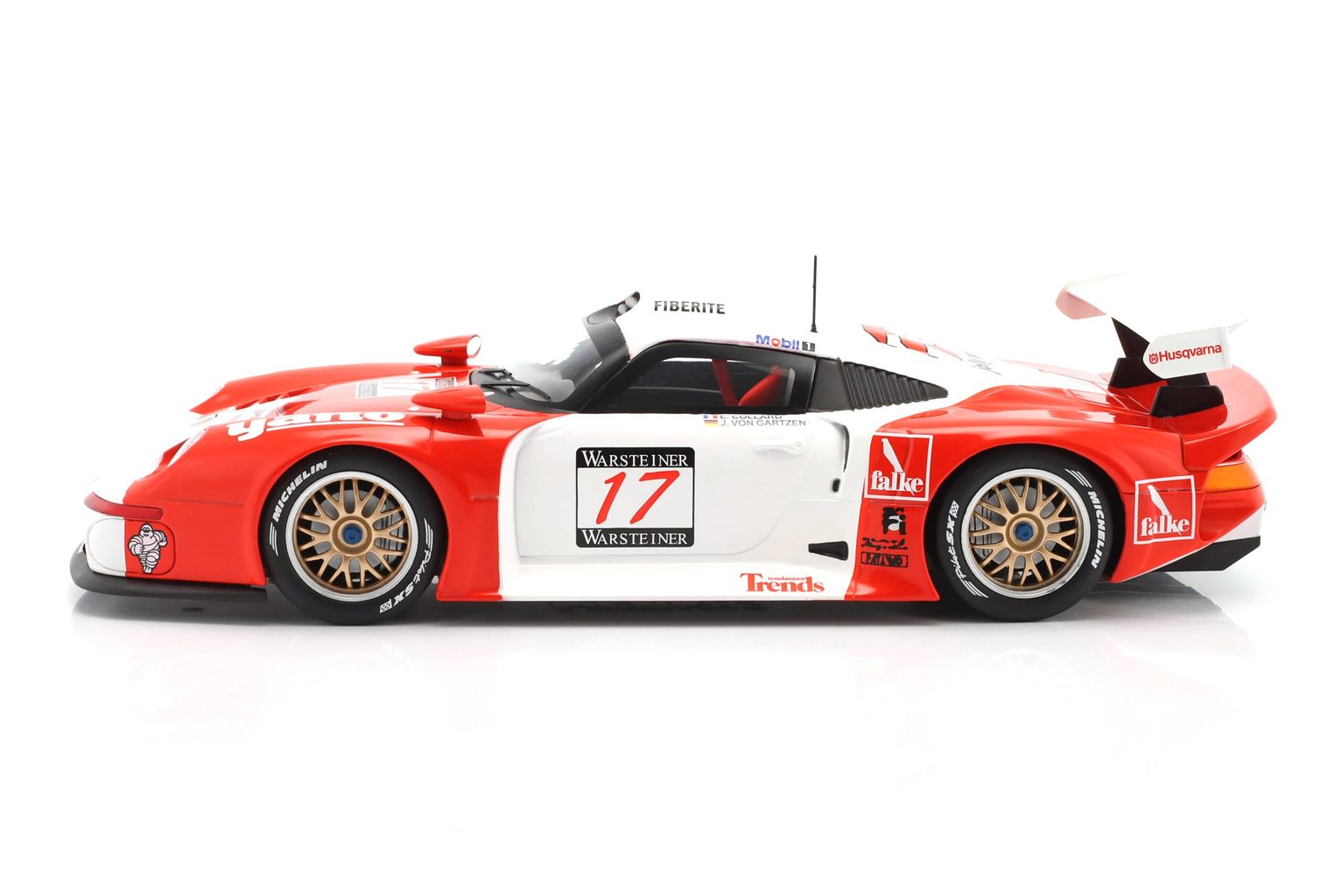 Porsche 911 GT1 3.2L Turbo Team Societe JB #17 Collard/von Gartzen 24H Spa 1997 1:18 Werk83