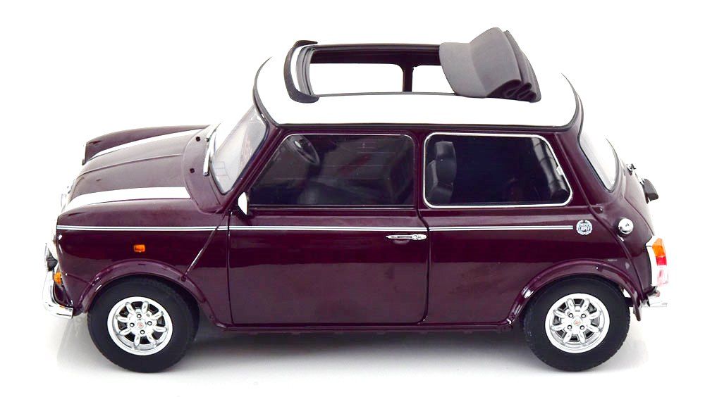 Mini Cooper Sunroof RHD 1992 purple/white 1:12 KK Scale