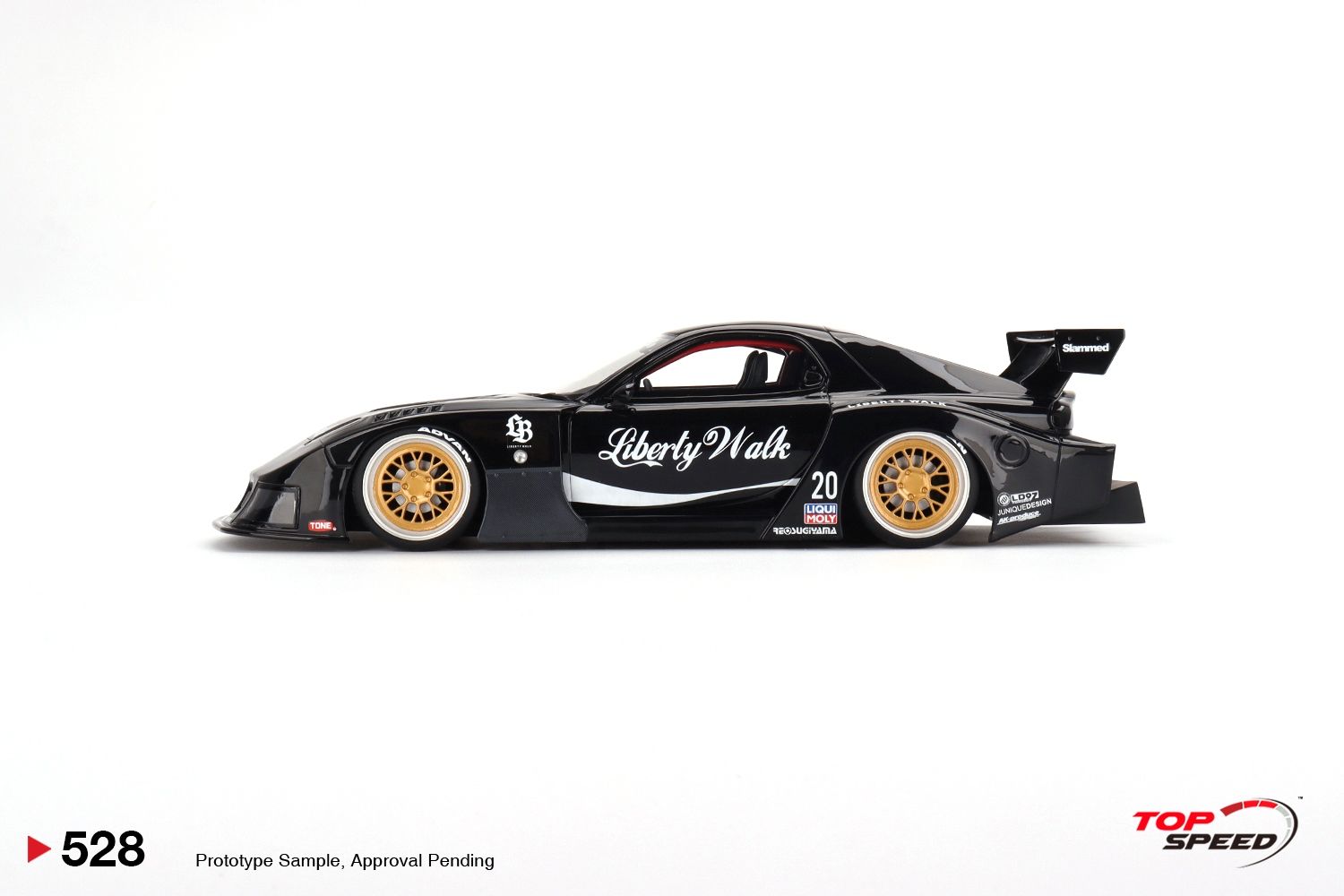 Mazda RX-7 LB-Super Silhouette Liberty Walk black 1:18 TopSpeed Models
