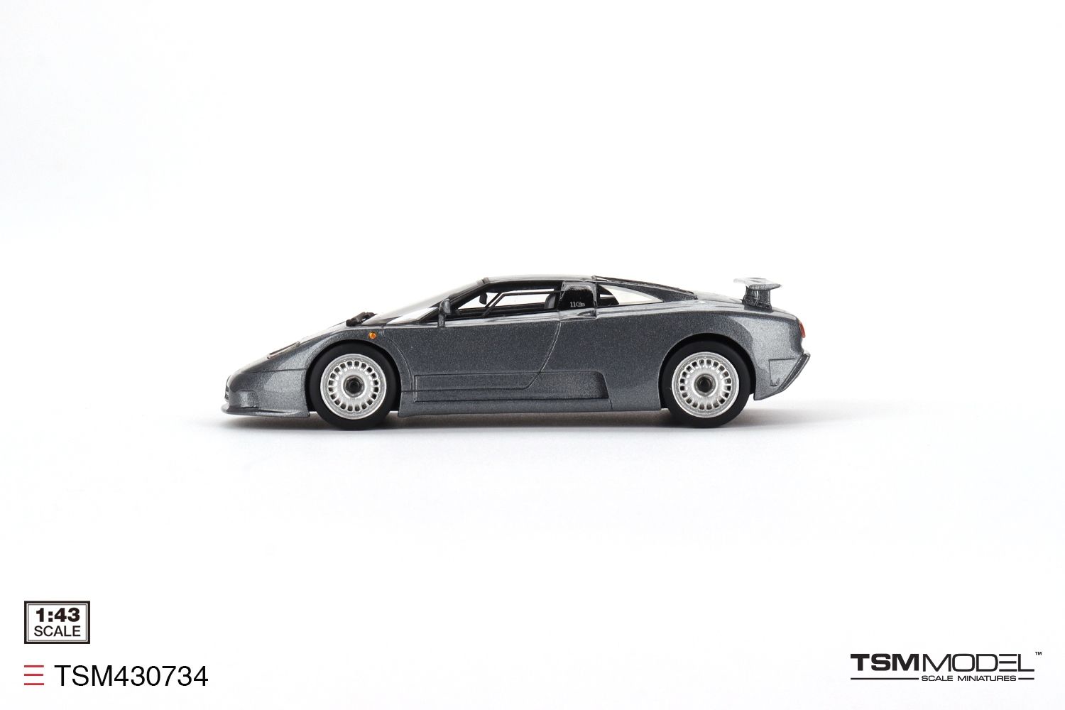 Bugatti EB110 GT Grigio Scuro 1:43 TSM Model