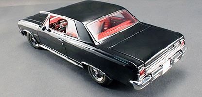Chevrolet Malibu Z16 1965 black/red interior 1:18 Acme Diecast
