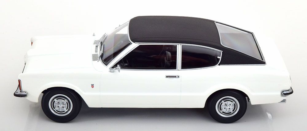 Ford England Taunus L Coupe 1971 white/black 1:18 KK Scale