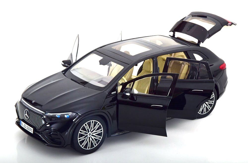 Mercedes-Benz EQS SUV AMG Line obsidian black 1:18 NZG
