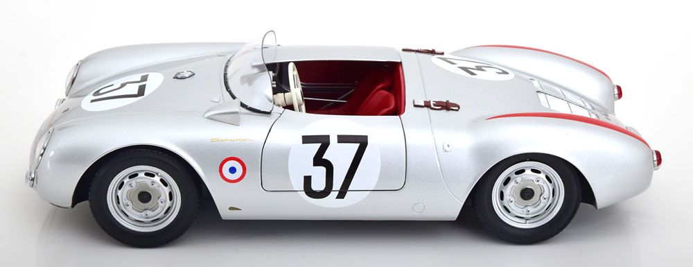 Porsche 550 RS Spider 1.5L Team Porsche KG #37 Polensky/von Frankenberg 24H Le Mans 1955 1:12 KK Scale