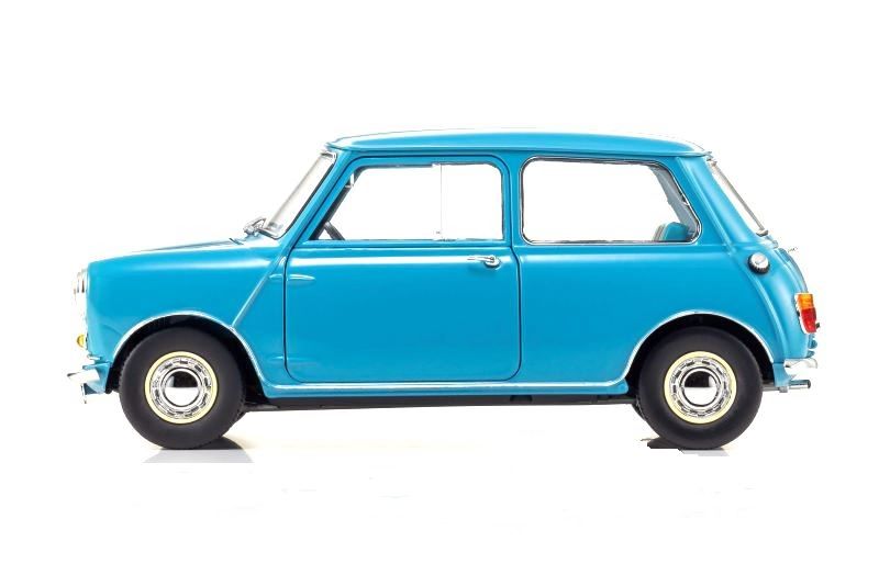 Morris Mini Minor 1964 clipper blue 1:18 Kyosho