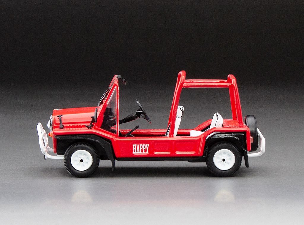 Mini Moke RHD Car Rental Macau with 2 Figurines red 1:43 Vitesse