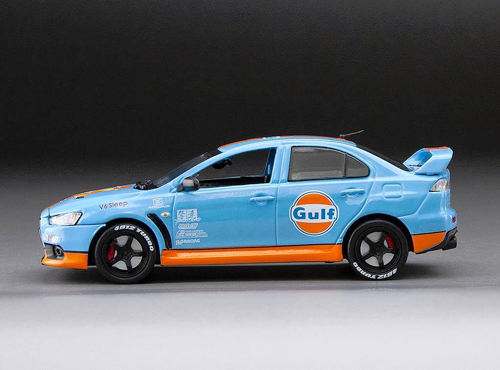 Mitsubishi Lancer Evolution X Gulf 1:43 Vitesse