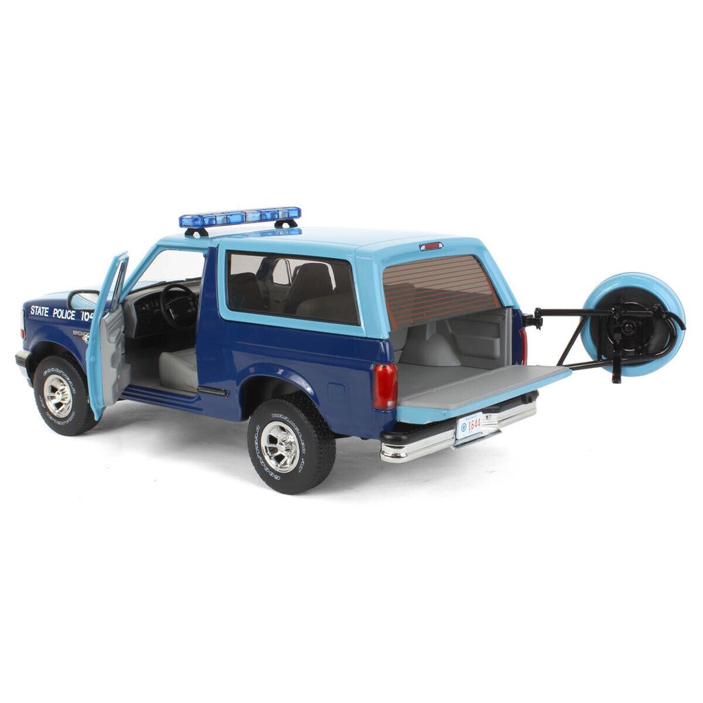 Ford Bronco XLT Massachusetts State Police 1996 1:18 Greenlight