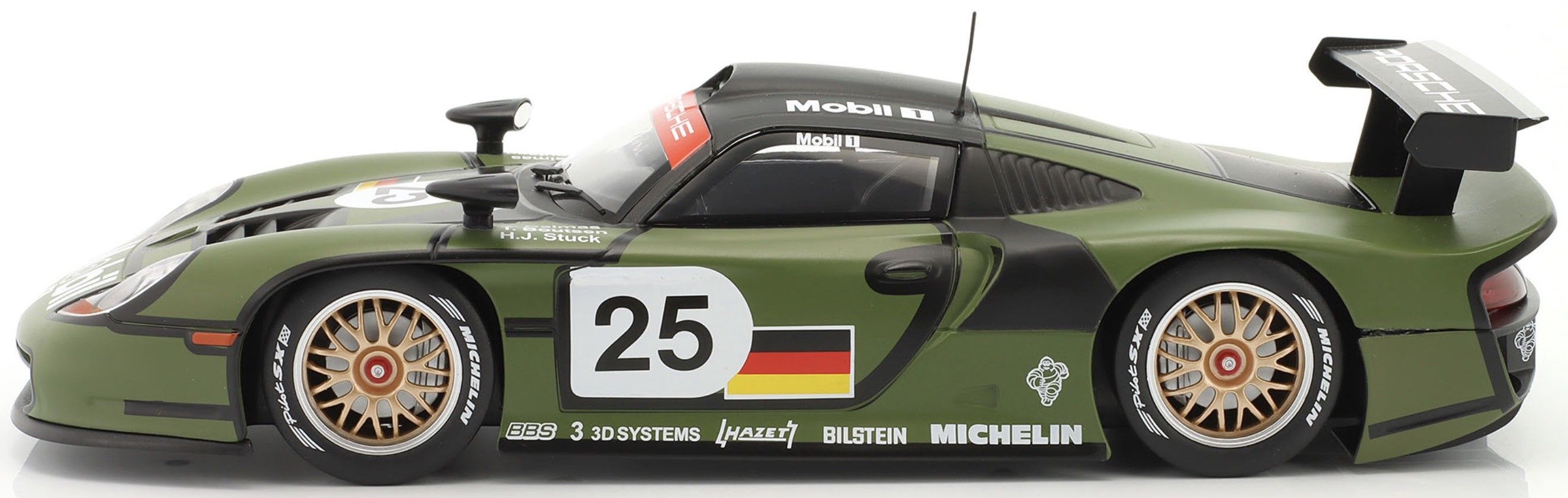 Porsche 911 GT1 #25 Dalmas/Boutsen/Stuck Pre-Qualifying 24H Le Mans 1997 1:18 Werk83