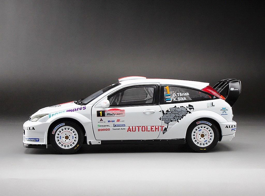 Ford Focus RS WRC03 #1 Tänak/Sikk MM Sport Saaremaa Rally 2011 1:18 Sun Star