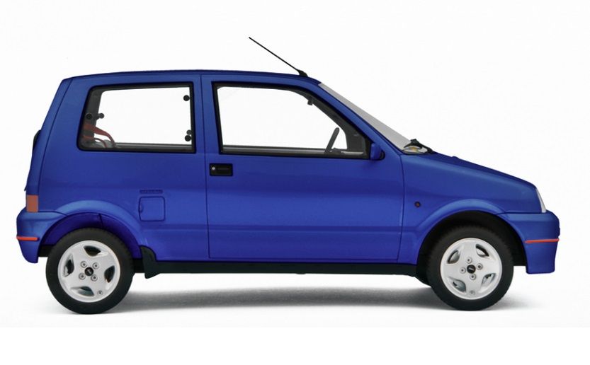 Fiat Cinquecento Sporting 1994 blue metallic 1:18 Laudoracing Model 