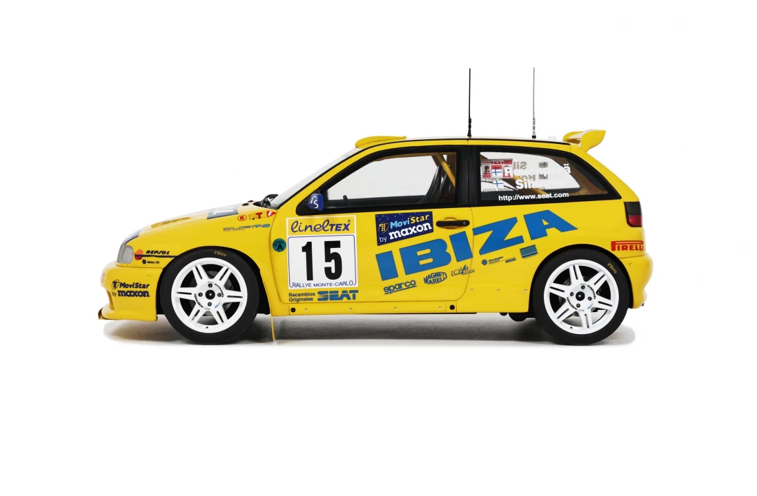 Seat Ibiza Kit Car 1996 #15 H.Rovanperä Rally Monte-Carlo 1998 1:18 OttOmobile