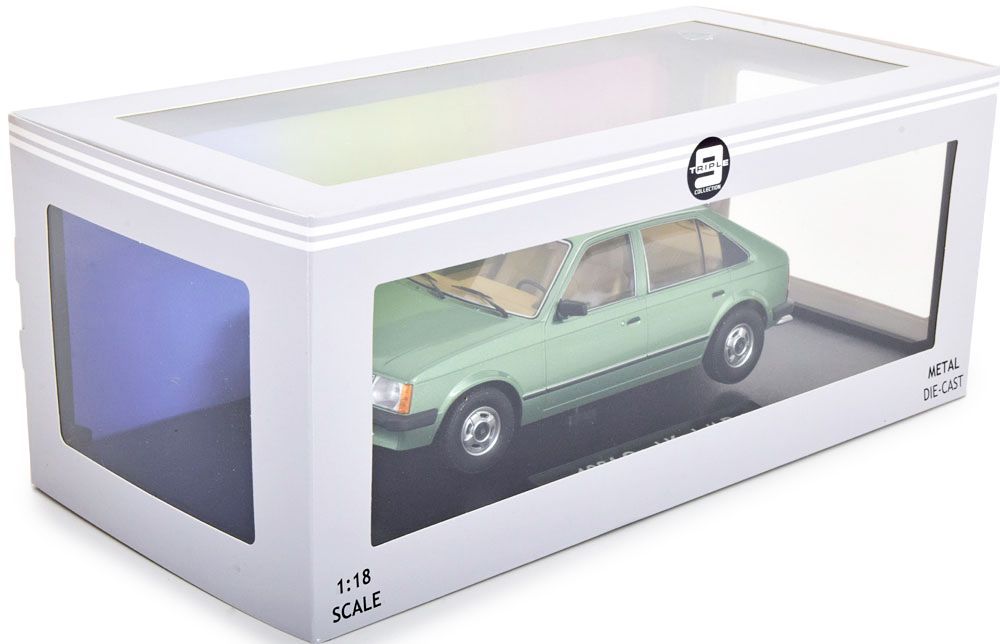 Opel Kadett D 5-Door 1984 light green metallic/beige interior 1:18 Triple9 Collection