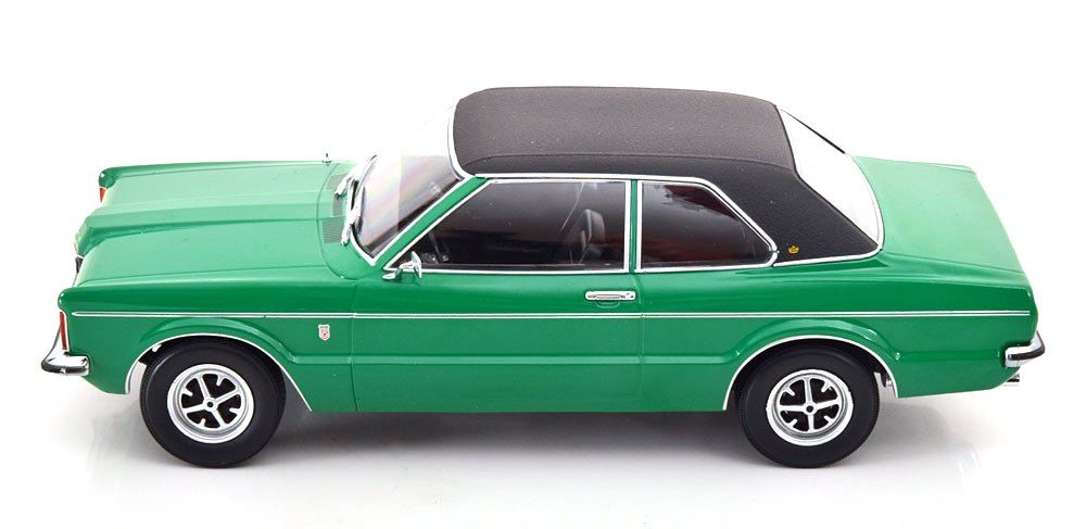 Ford England Taunus GXL with Vinyl Roof 1971 green/matt black 1:18 KK Scale