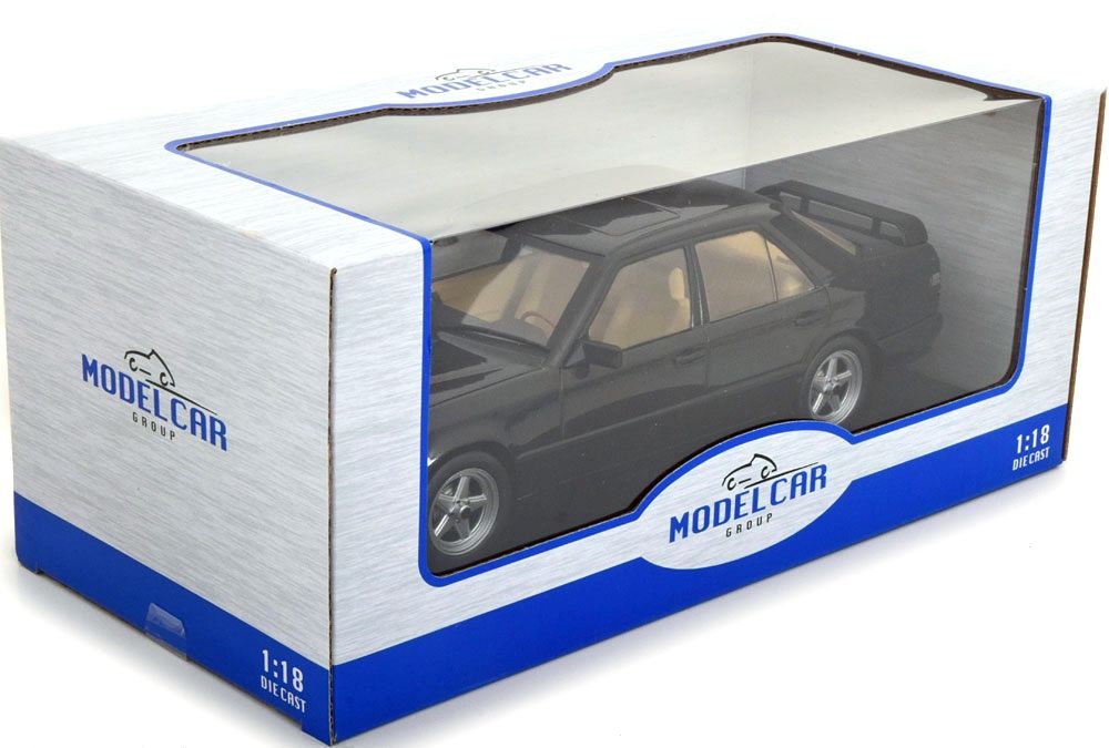 Mercedes-Benz W124 Tuning 1986 black metallic 1:18 MCG Modelcar Group