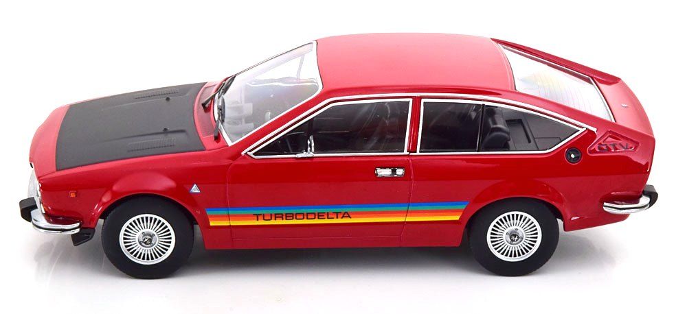 Alfa Romeo Alfetta 2000 GTV Turbodelta 1979 red/black 1:18 KK Scale