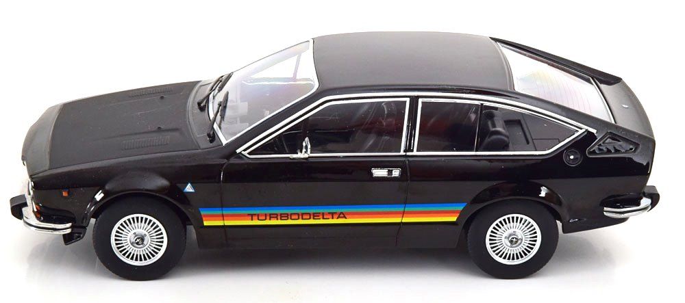 Alfa Romeo Alfetta 2000 GTV Turbodelta 1979 2 tone black 1:18 KK Scale