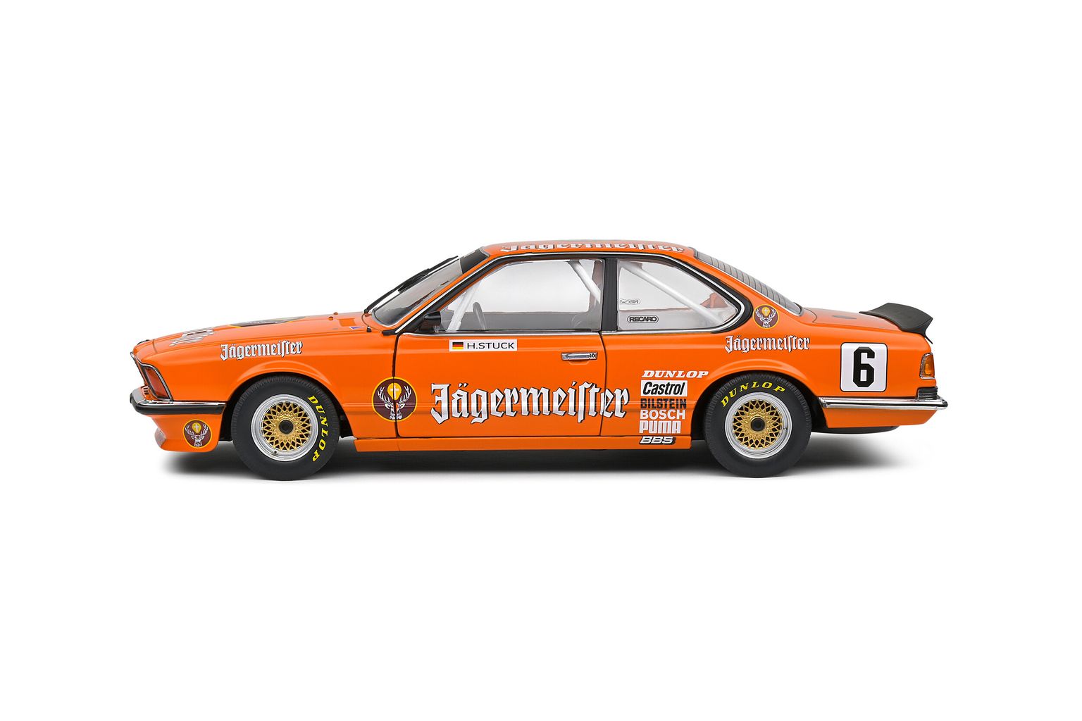 BMW 635 CSi E24 Jägermeister #6 H.J.Stuck European Touring Car Championship 1984 1:18 Solido