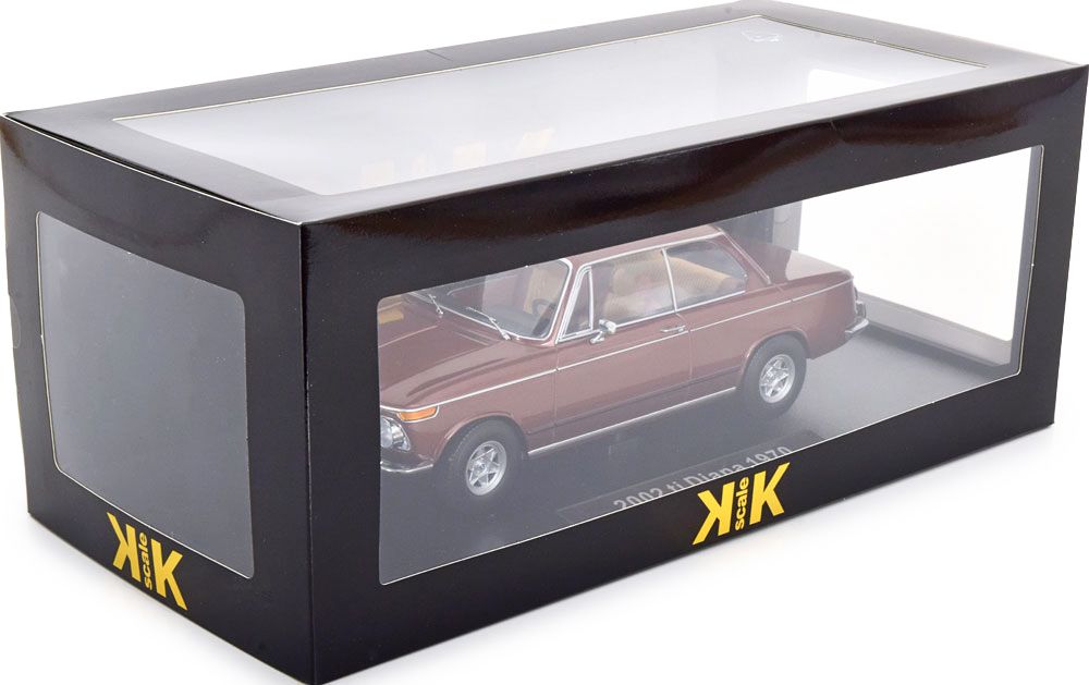 BMW 2002 ti Diana 1970 brown metallic 1:18 KK Scale