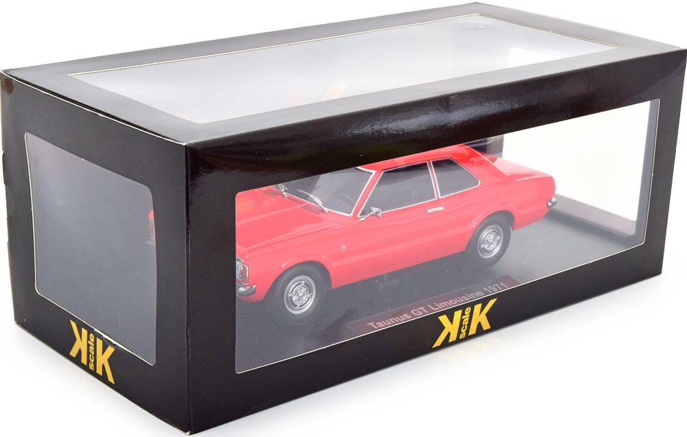 Ford England Taunus GT 1971 red 1:18 KK Scale