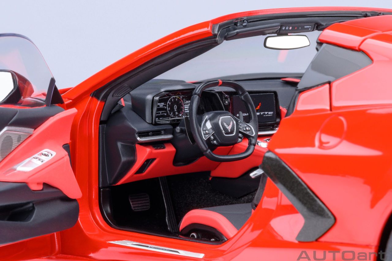 Chevrolet Corvette C8 Stingray Z51 2020 torch red 1:18 AUTOart