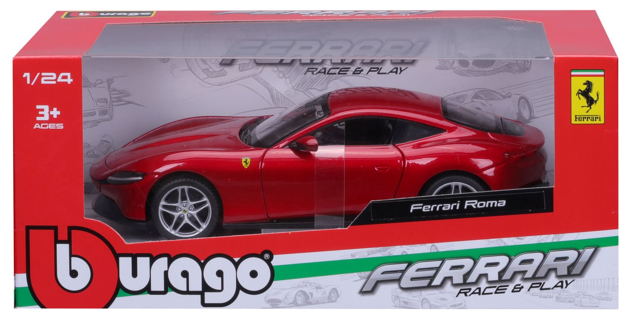 Ferrari Roma red 1:24 Bburago