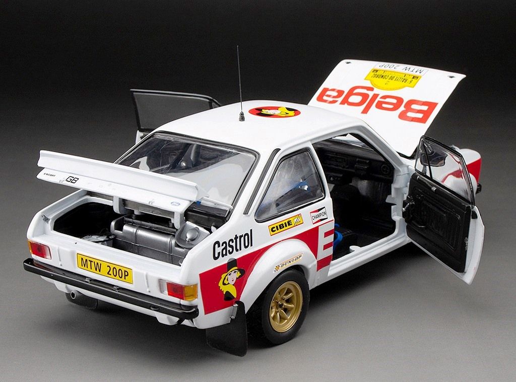 Ford Escort Mk II RS 1800 #2 Mikkola/Hertz Belga Rallye du Condroz 1979 1:18 Sun Star