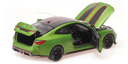 BMW M4 CSL 2022 matt green 1:18 Minichamps