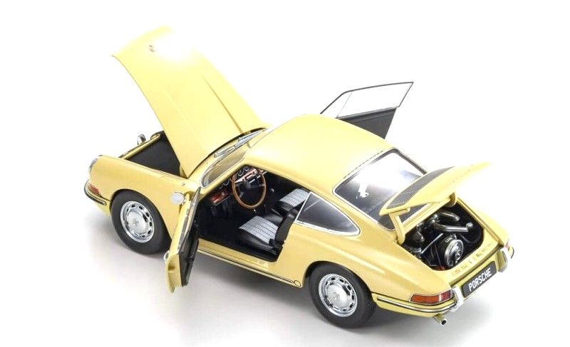 Porsche 911 901 Coupe 1964 champagne yellow 1:18 Kyosho