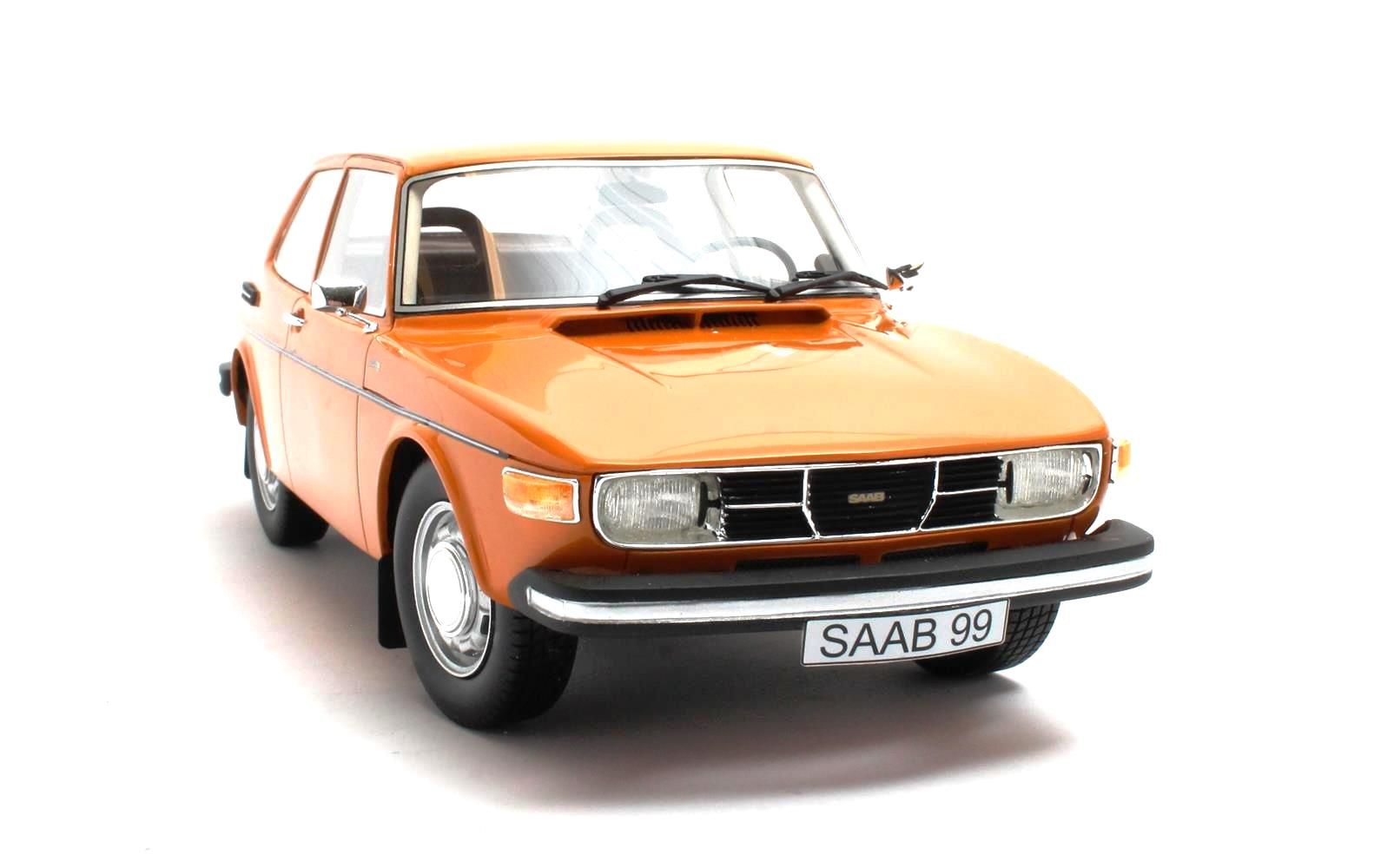 Saab 99 Combi 1975 indian yellow 1:18 Cult Scale Models