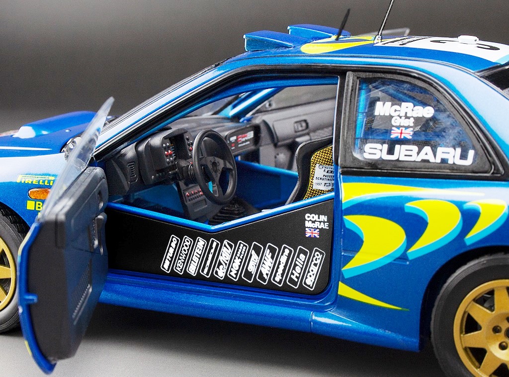 Subaru Impreza S5 WRC #3 McRae/Grist Winner Rally RAC Lombard 1997 1:18 Sun Star