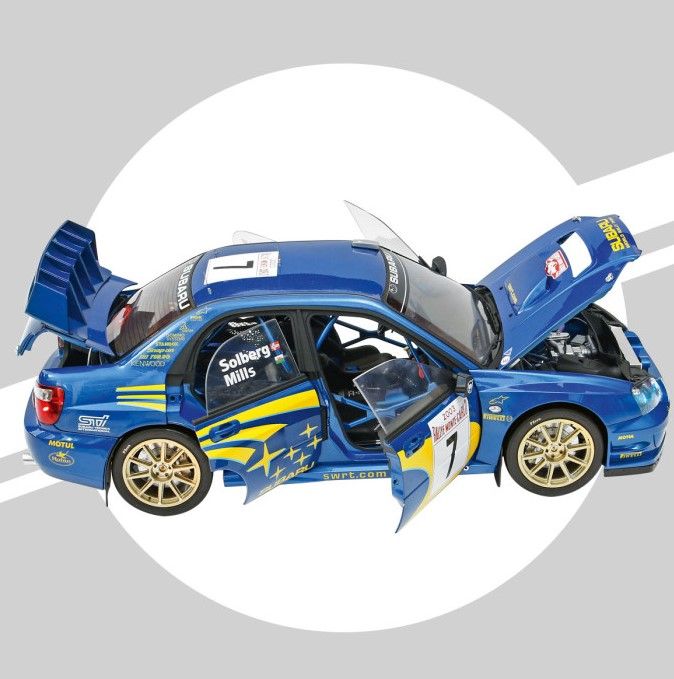 Subaru Impreza #7 Rally Monte Carlo 2003 1:8 Ixo Models 