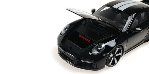 Porsche 911 992 Sport Classic 2022 black 1:18 Minichamps 