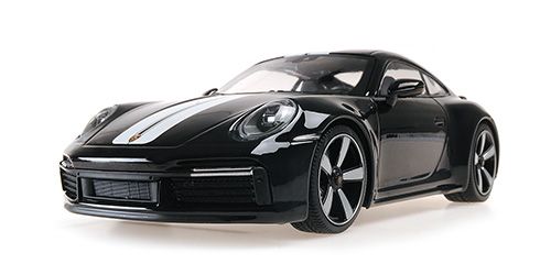 Porsche 911 992 Sport Classic 2022 black 1:18 Minichamps 